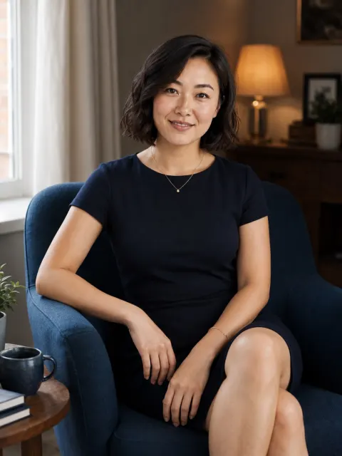 AI dating photo example: The evening edit