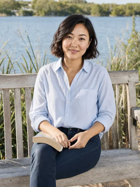 AI dating photo example: An afternoon off