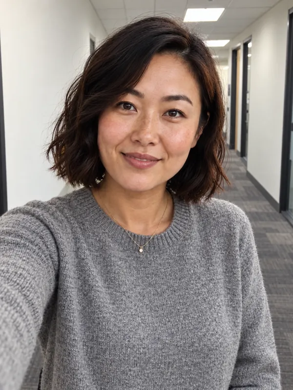 Everyday selfie 1 of Mei, a fictional Charmshots model